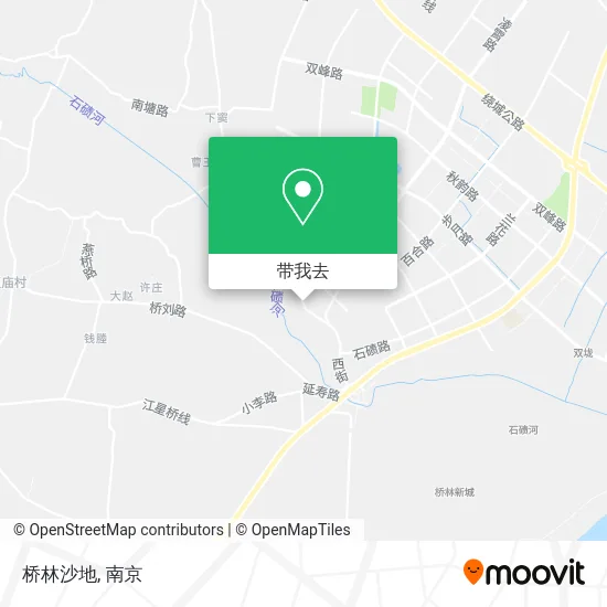 桥林沙地地图