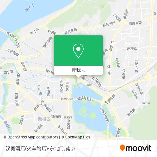 汉庭酒店(火车站店)-东北门地图