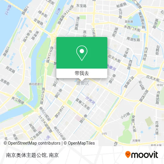 南京奥体主题公馆地图
