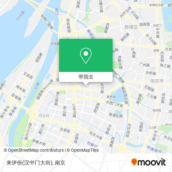 来伊份(汉中门大街)地图