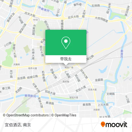 宜佰酒店地图