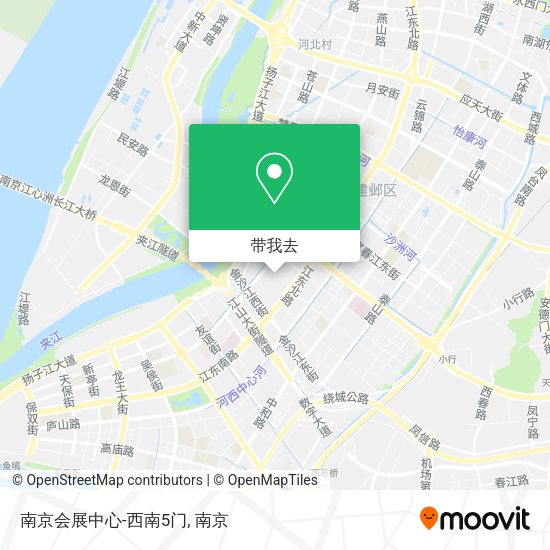 南京会展中心-西南5门地图