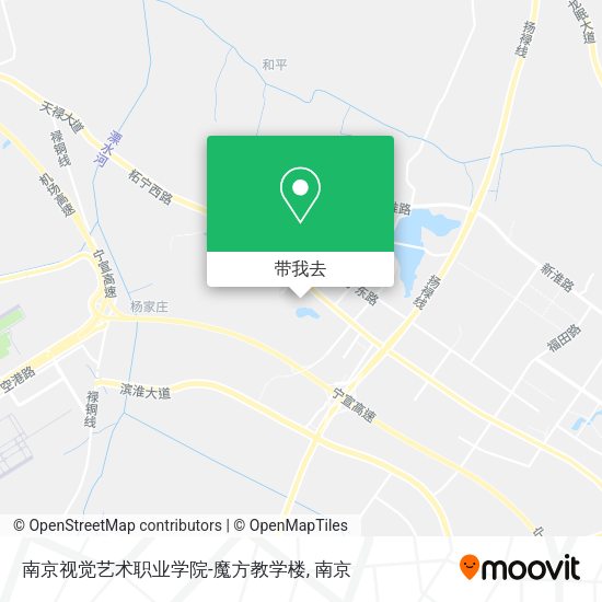 南京视觉艺术职业学院-魔方教学楼地图