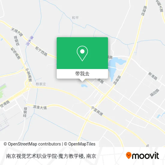 南京视觉艺术职业学院-魔方教学楼地图
