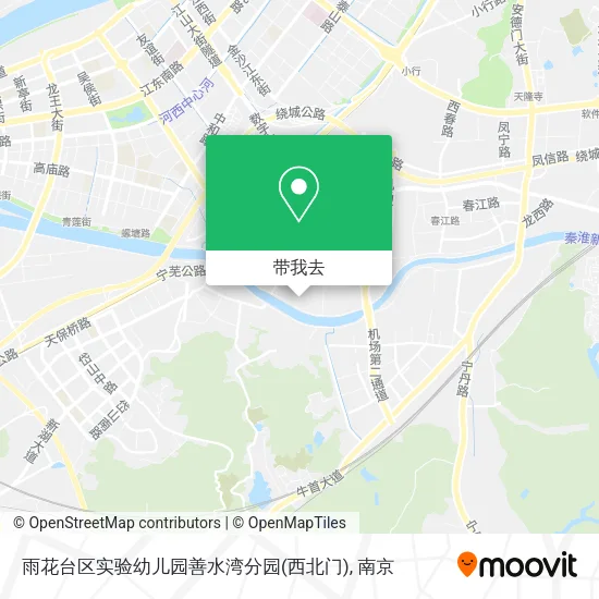 雨花台区实验幼儿园善水湾分园(西北门)地图