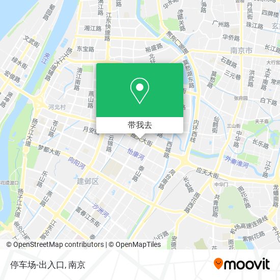 停车场-出入口地图
