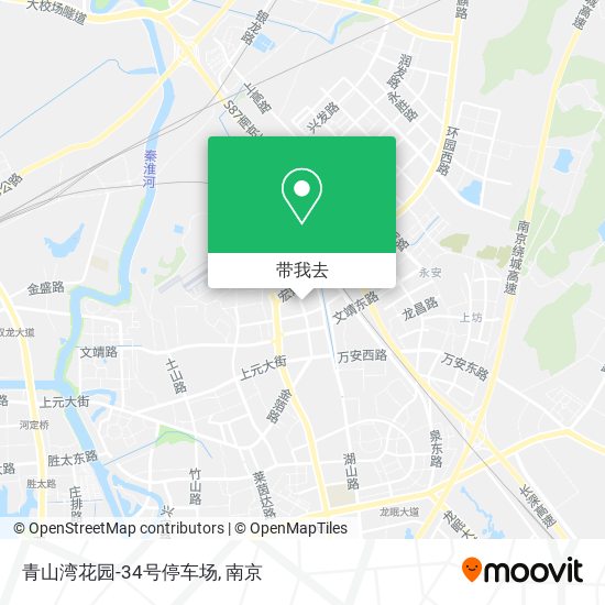 青山湾花园-34号停车场地图