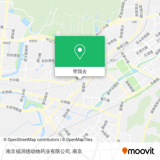 南京福润徳动物药业有限公司地图