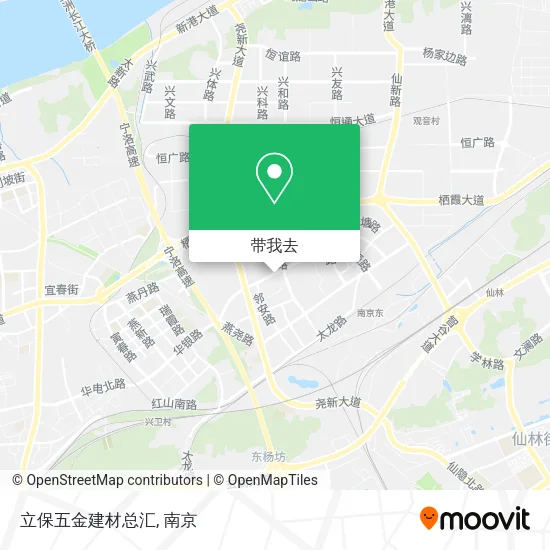 立保五金建材总汇地图