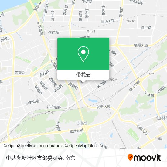 中共尧新社区支部委员会地图