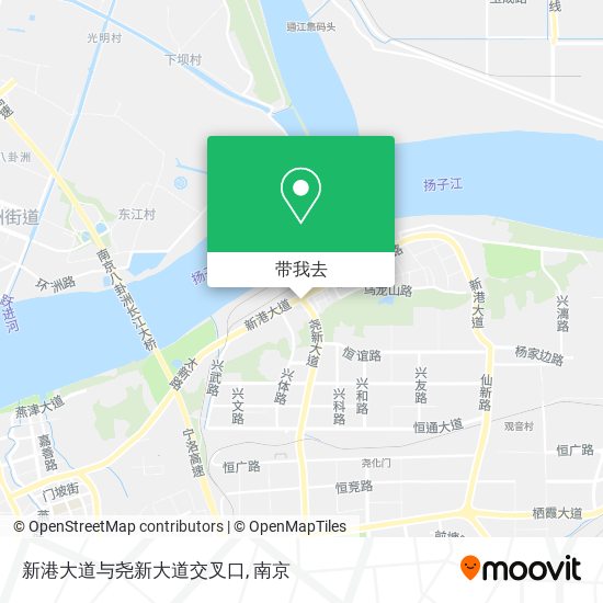 新港大道与尧新大道交叉口地图
