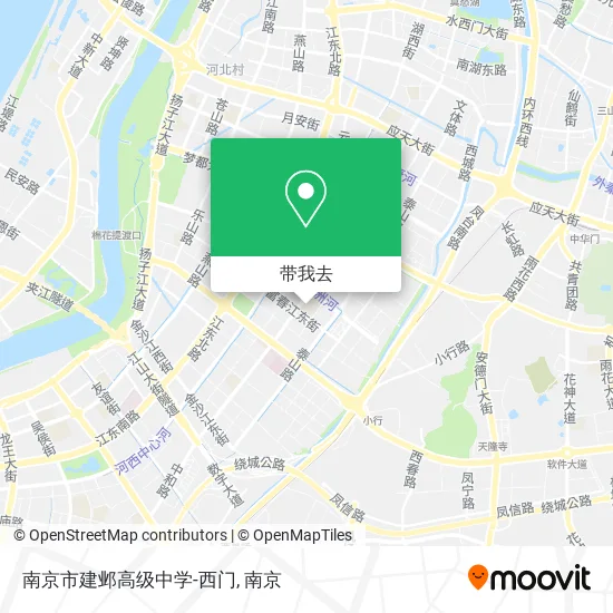 南京市建邺高级中学-西门地图