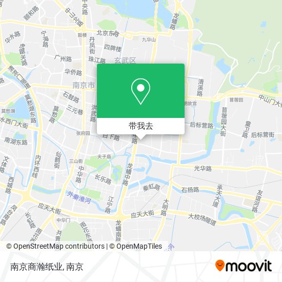南京商瀚纸业地图