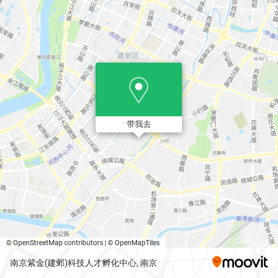 南京紫金(建邺)科技人才孵化中心地图