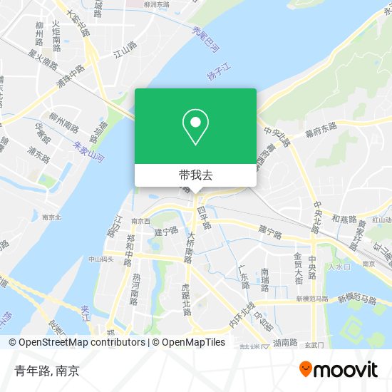 青年路地图