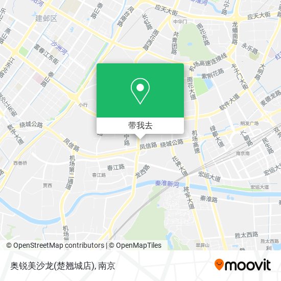 奥锐美沙龙(楚翘城店)地图
