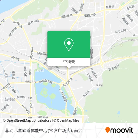 菲动儿童武道体能中心(常发广场店)地图