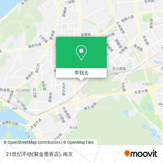 21世纪不动(紫金墨香店)地图