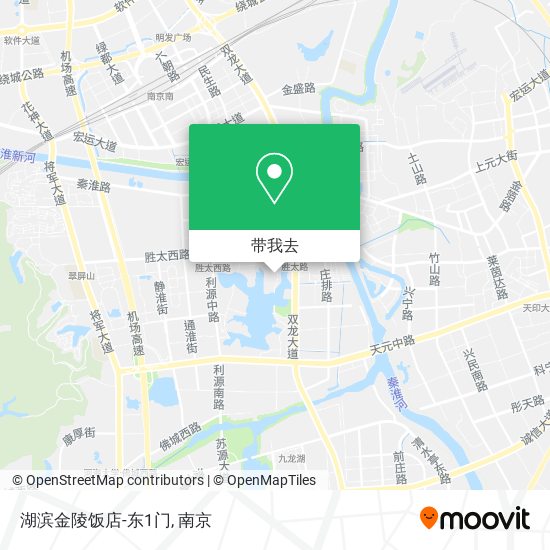 湖滨金陵饭店-东1门地图