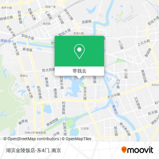 湖滨金陵饭店-东4门地图