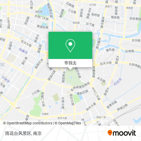 雨花台风景区地图
