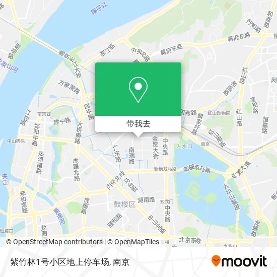 紫竹林1号小区地上停车场地图