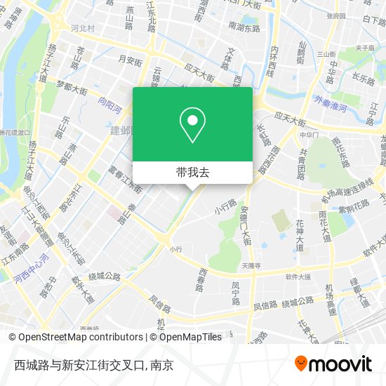 西城路与新安江街交叉口地图