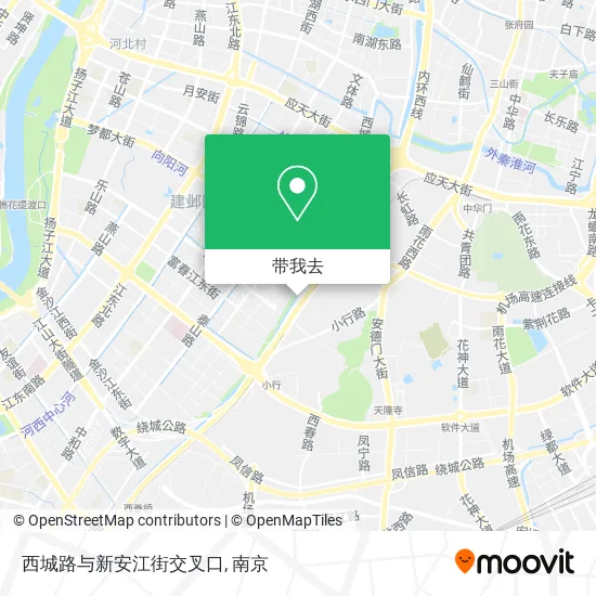 西城路与新安江街交叉口地图