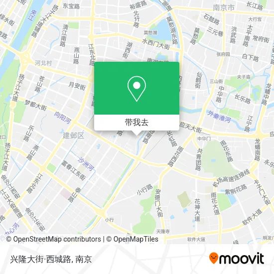兴隆大街·西城路地图