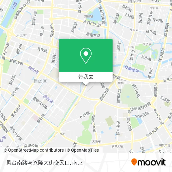 凤台南路与兴隆大街交叉口地图