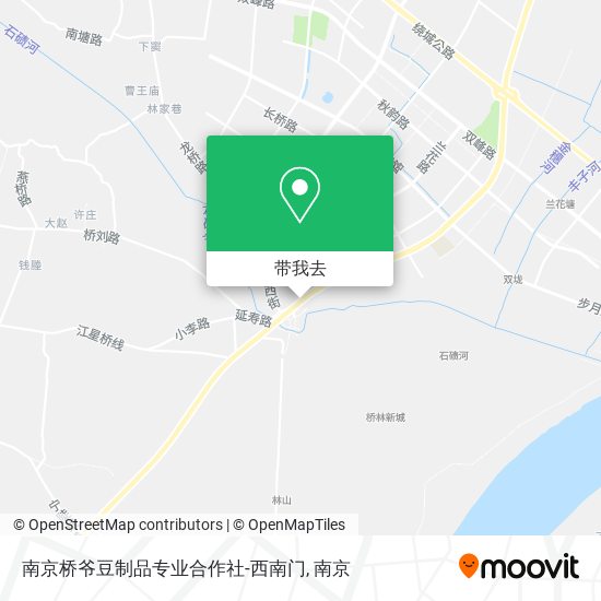 南京桥爷豆制品专业合作社-西南门地图