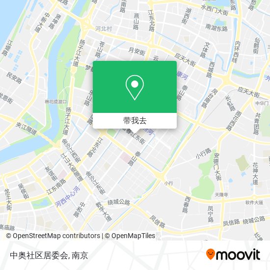 中奥社区居委会地图