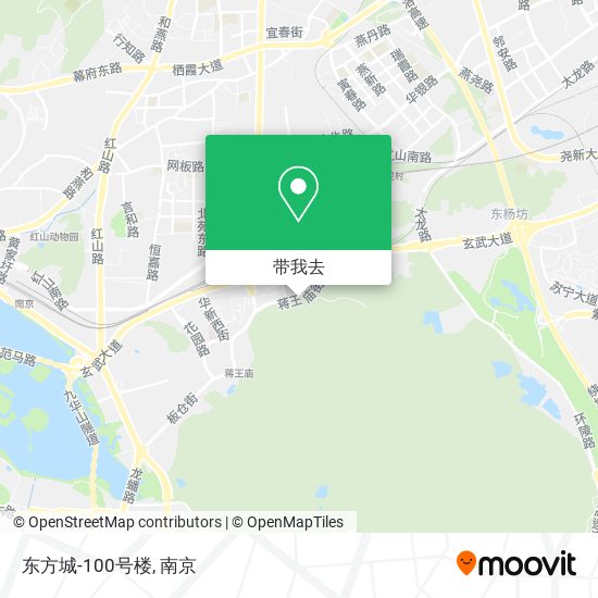 东方城-100号楼地图