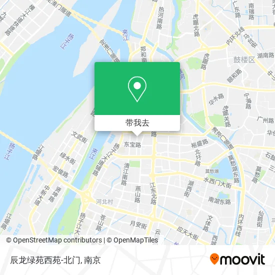 辰龙绿苑西苑-北门地图