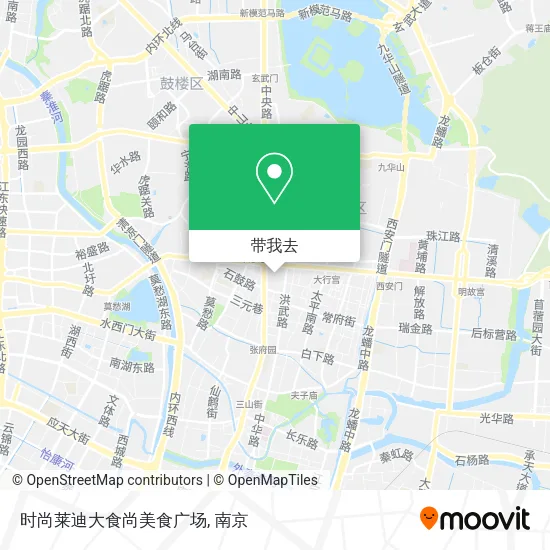 时尚莱迪大食尚美食广场地图