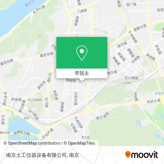 南京土工仪器设备有限公司地图
