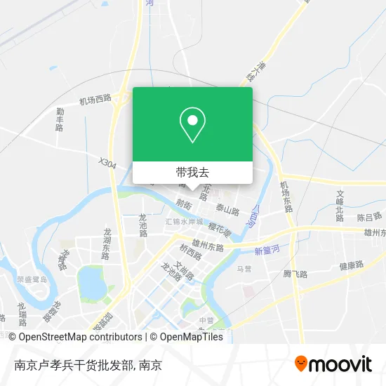 南京卢孝兵干货批发部地图