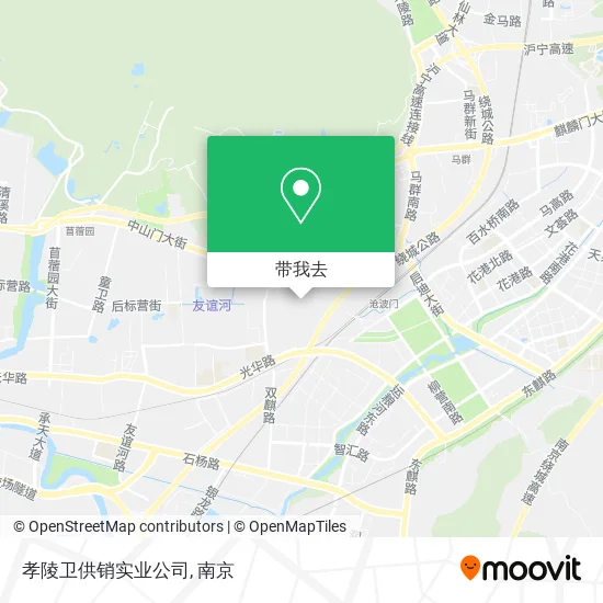 孝陵卫供销实业公司地图