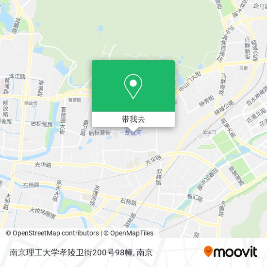 南京理工大学孝陵卫街200号98幢地图