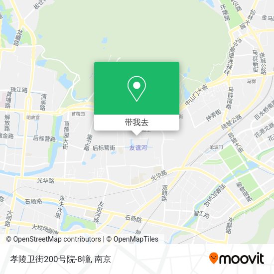 孝陵卫街200号院-8幢地图