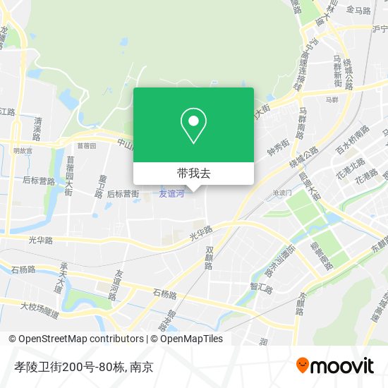 孝陵卫街200号-80栋地图