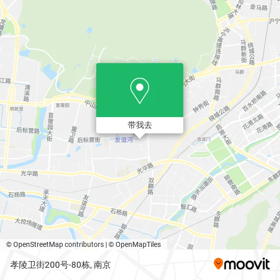 孝陵卫街200号-80栋地图