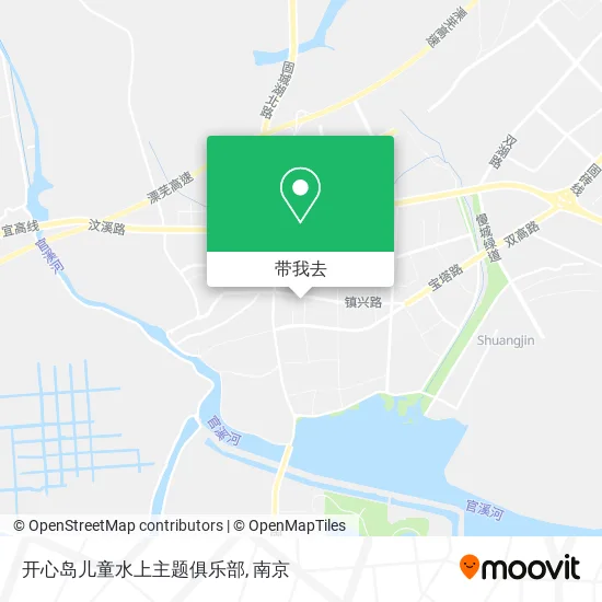 开心岛儿童水上主题俱乐部地图