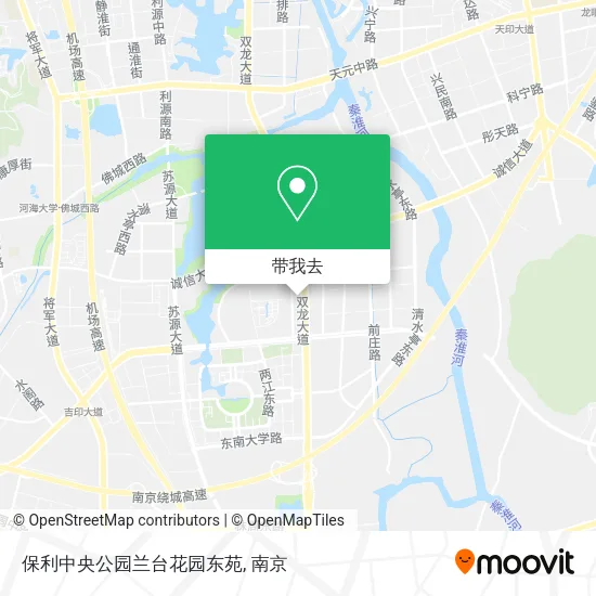保利中央公园兰台花园东苑地图