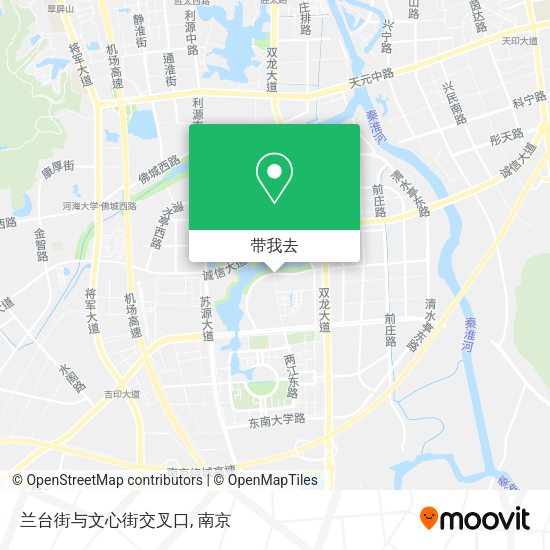 兰台街与文心街交叉口地图