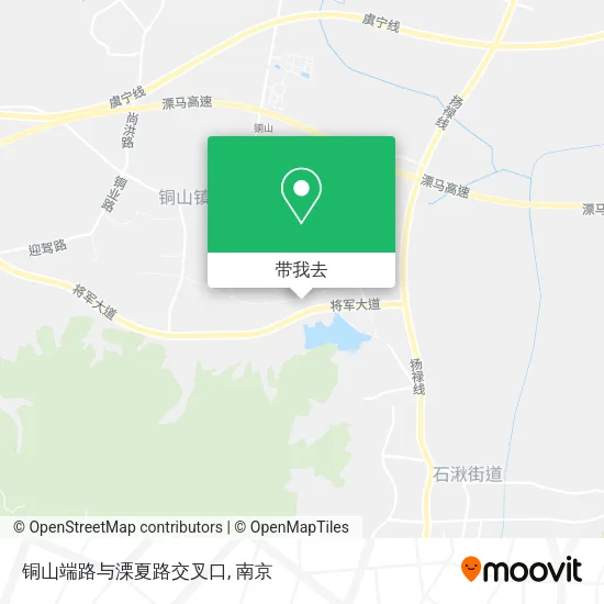 铜山端路与溧夏路交叉口地图