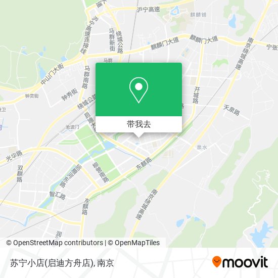 苏宁小店(启迪方舟店)地图