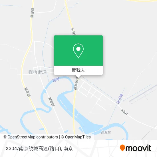 X304/南京绕城高速(路口)地图