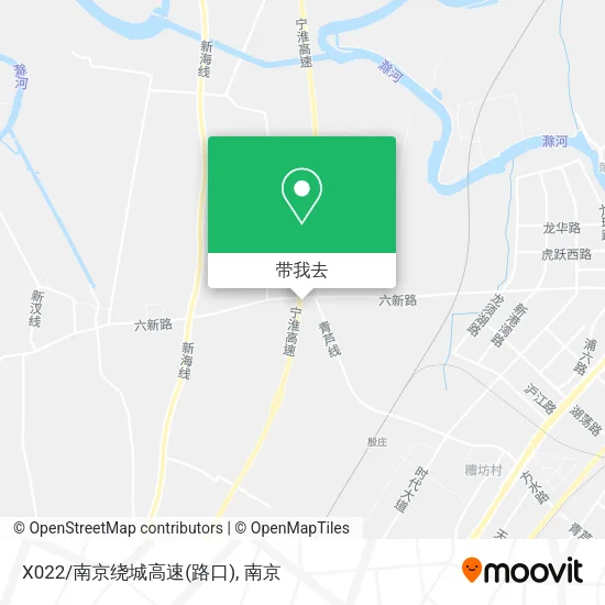 X022/南京绕城高速(路口)地图