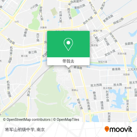 将军山初级中学地图